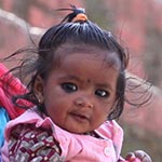 kleines nepalesisches Mädchen